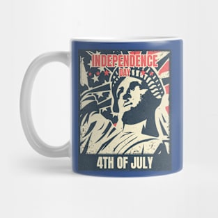 Independence Day Statue of Liberty Mug